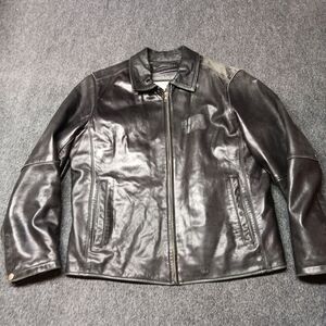 Pelle Studio Soft‎ Leather Jacket Men Medium Black Removable Lining Thinsulate
